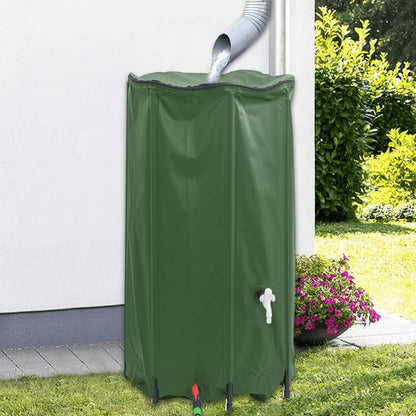 Water tank with tap foldable 380 L PVC