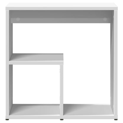 Side table 2 pcs white 50x30x50 cm engineered wood
