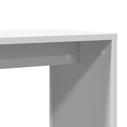 Side table 2 pcs white 50x30x50 cm engineered wood