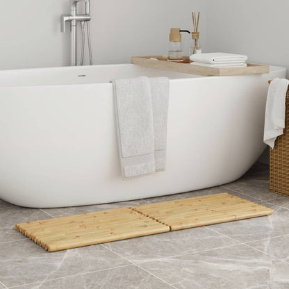 Bath mats 2 pcs 50x35 cm bamboo