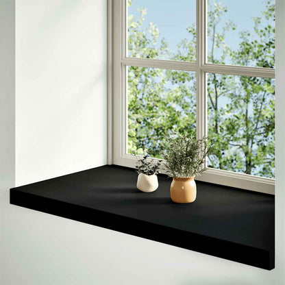 Window benches 2 pcs dark brown 70x40x2 cm solid oak