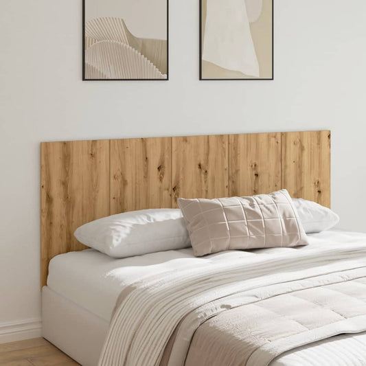 Headboard artisan oak 200x1.5x80 cm engineered wood