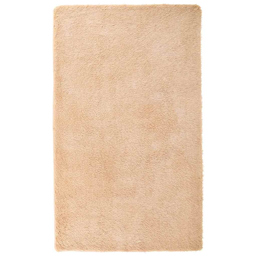 Long pile rug NAVARRA beige 60x100 cm polyester
