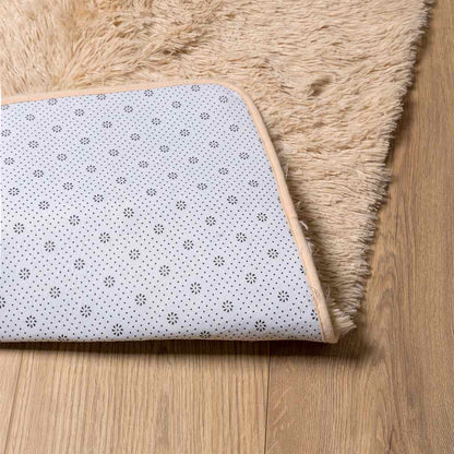 Long pile rug NAVARRA beige 60x100 cm polyester