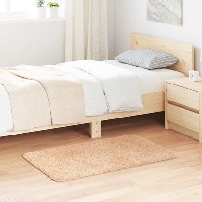 Long pile rug NAVARRA beige 60x100 cm polyester