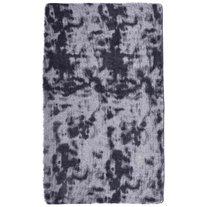 Long pile rug NAVARRA dark grey 60x100 cm polyester