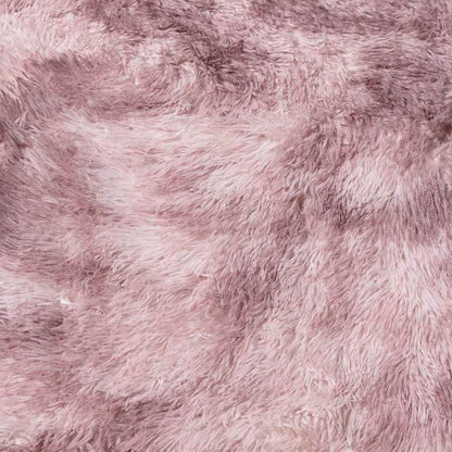 Long pile rug NAVARRA dusty pink 60x100 cm polyester