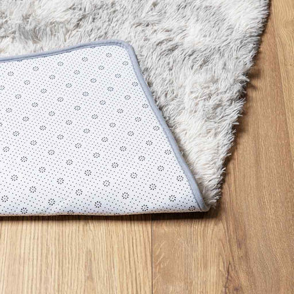 Long pile rug NAVARRA light grey 60x100 cm polyester