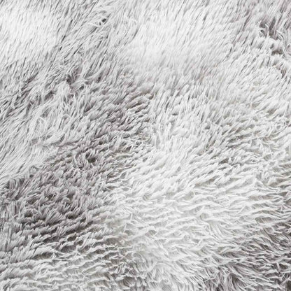 Long pile rug NAVARRA light grey 60x100 cm polyester