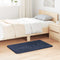 Long pile rug NAVARRA navy blue 60x100 cm polyester