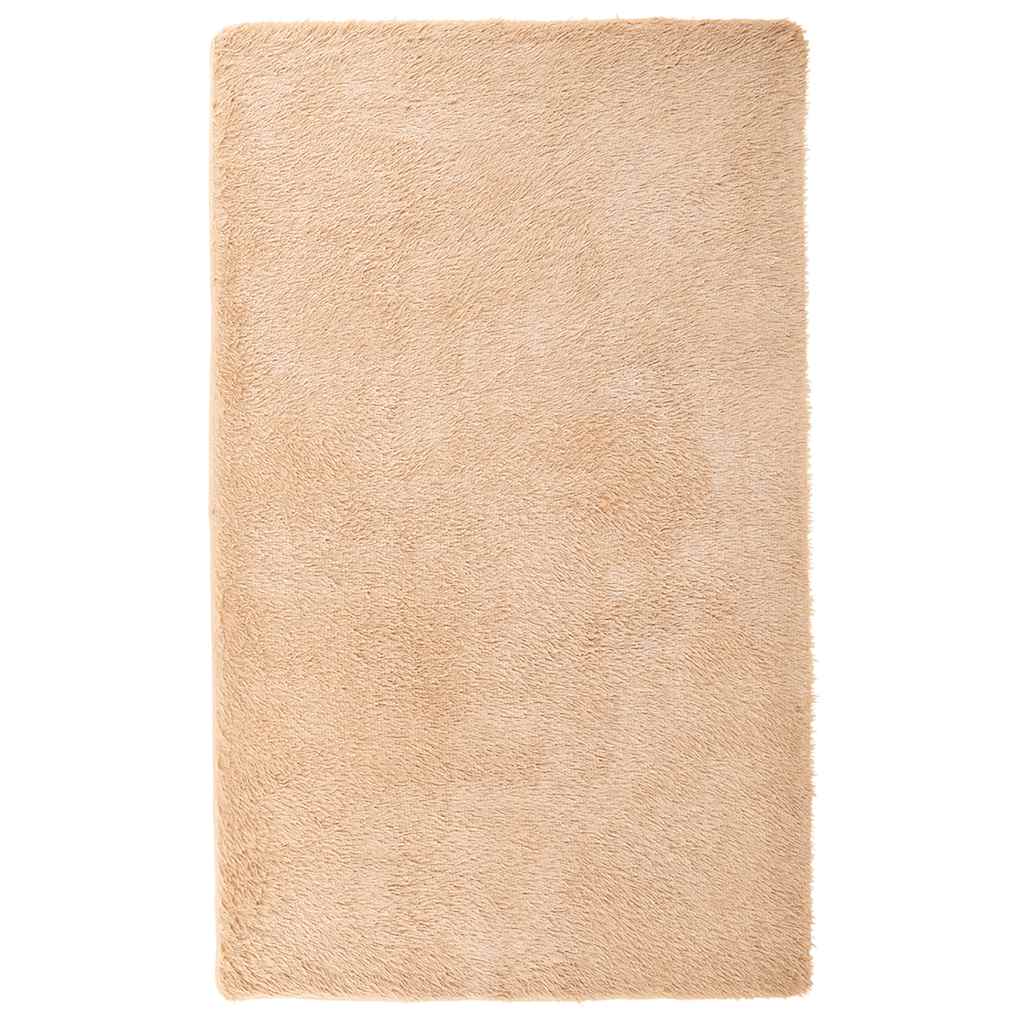 Long pile rug NAVARRA beige 80x150 cm polyester