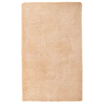 Long pile rug NAVARRA beige 80x150 cm polyester