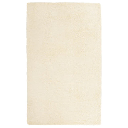 Long pile rug NAVARRA cream 80x150 cm polyester