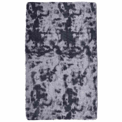 Long pile rug NAVARRA dark grey 80x150 cm polyester