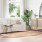 Long pile rug NAVARRA beige 120x170 cm polyester