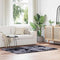 Long pile rug NAVARRA dark grey 120x170 cm polyester