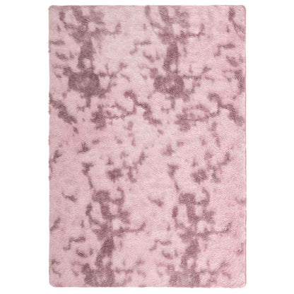 Long pile rug NAVARRA dusty pink 120x170 cm polyester