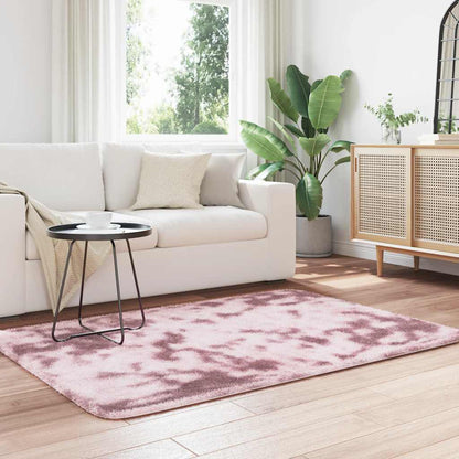 Long pile rug NAVARRA dusty pink 120x170 cm polyester