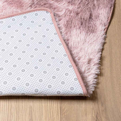 Long pile rug NAVARRA dusty pink 120x170 cm polyester