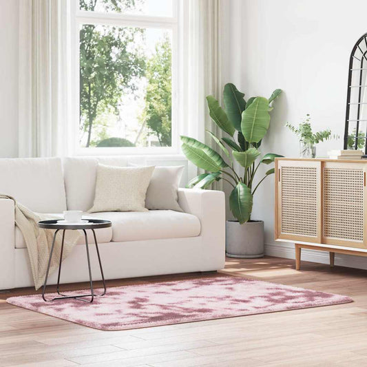 Long pile rug NAVARRA dusty pink 120x170 cm polyester