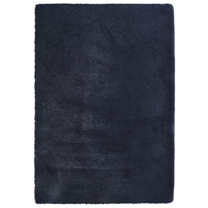 Long pile rug NAVARRA navy blue 120x170 cm polyester