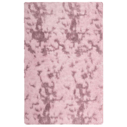 Long pile rug NAVARRA dusty pink 130x200 cm polyester