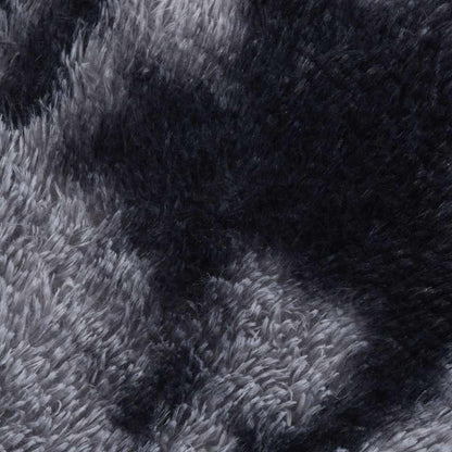 Long pile rug NAVARRA dark grey 160x230 cm polyester