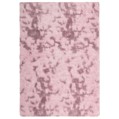Long pile rug NAVARRA dusty pink 160x230 cm polyester