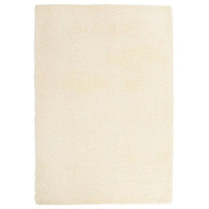 Long pile rug NAVARRA cream 200x290 cm polyester