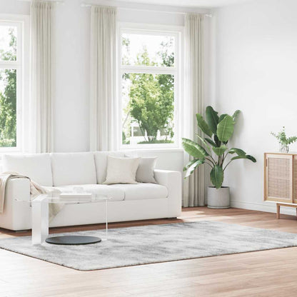Long pile rug NAVARRA light grey 200x290 cm polyester