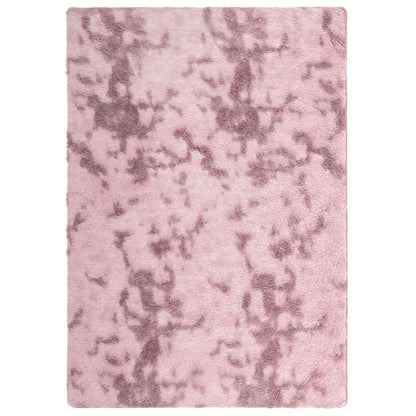 Long pile rug NAVARRA dusty pink 240x340 cm polyester