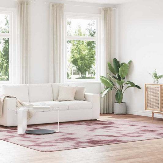 Long pile rug NAVARRA dusty pink 240x340 cm polyester