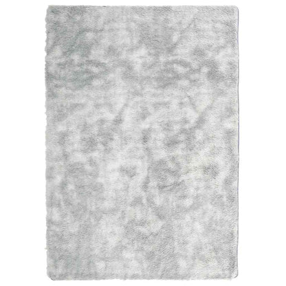 Long pile rug NAVARRA light grey 240x340 cm polyester
