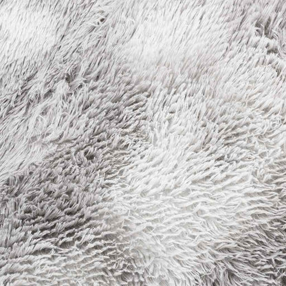 Long pile rug NAVARRA light grey 240x340 cm polyester