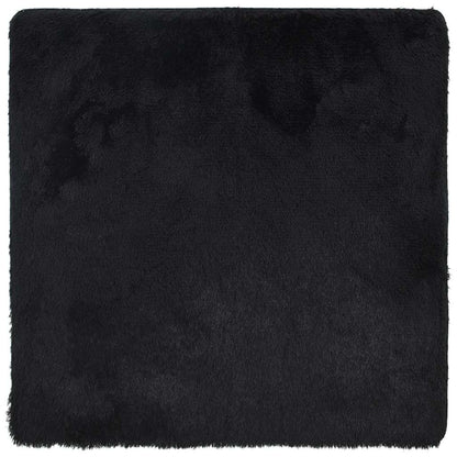 Long pile rug NAVARRA black 240x240 cm polyester