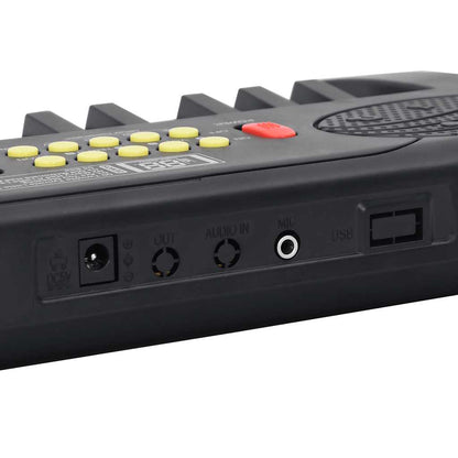 Piano elektriskt tangentbord 37 tangenter och mikrofon för barn