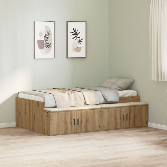 Förvaringssängram Artisana Ek 80x200 cm