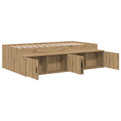 Förvaringssängram Artisana Ek 80x200 cm