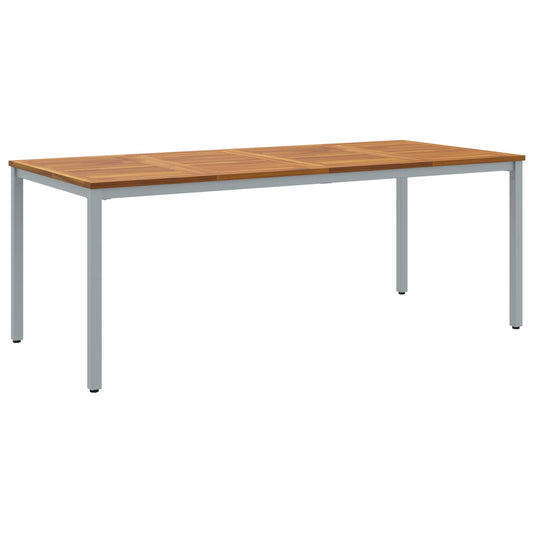 Trädgårdsbord 200x90x75 cm Solid Akaciaträ och Metall
