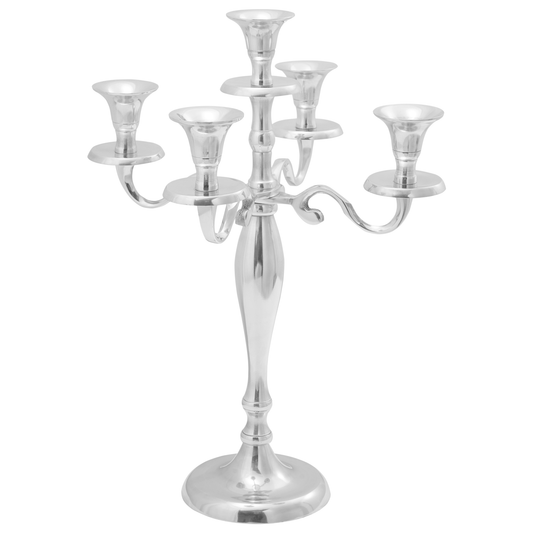 Ljuslykta Silver 29x29x40 cm Aluminium